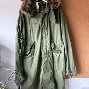 US Military Army Cold Weather Fishtail Parka.Mod. Vintage